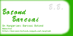 botond barcsai business card